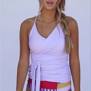 Nani Swimwear Lilac Wrap Tie Tankini